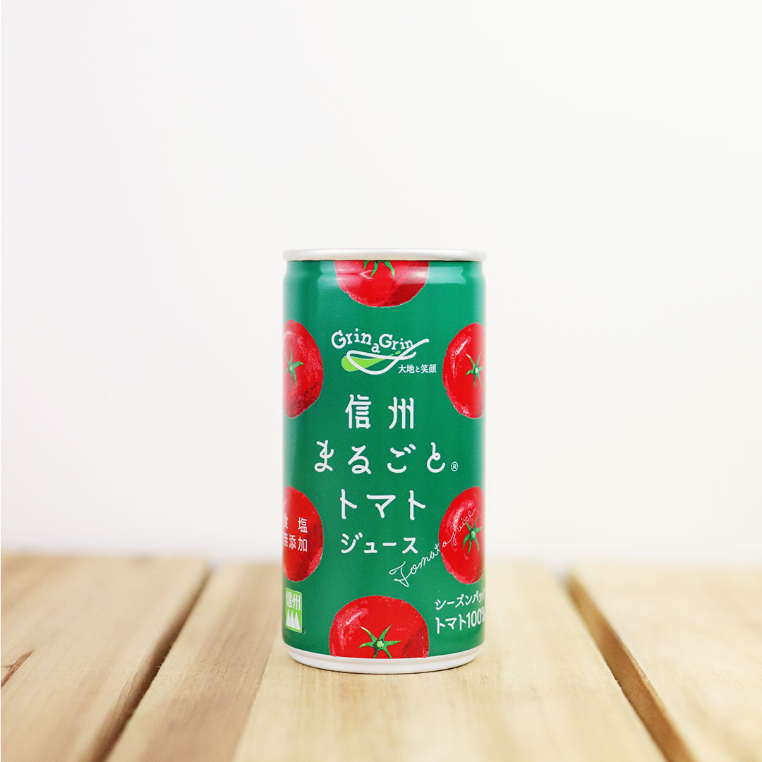信州まるごとトマトジュース（無塩）　190g 30本