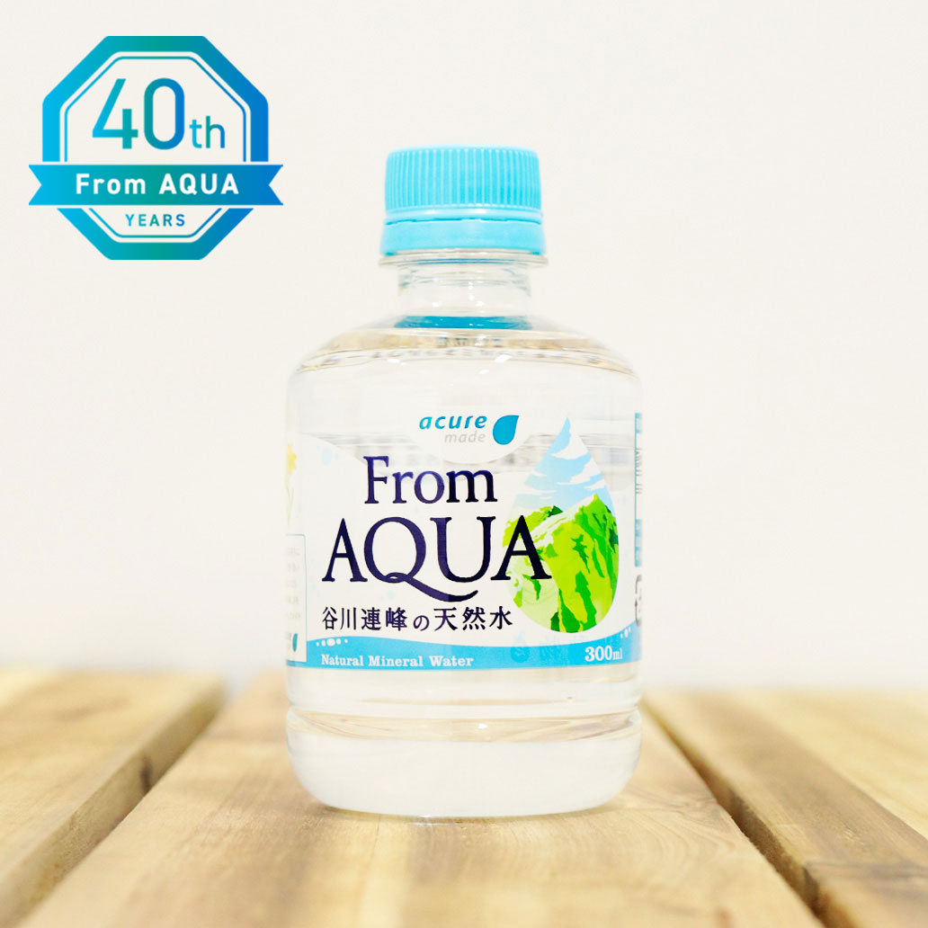 From AQUA 谷川連峰の天然水 300ml　24本