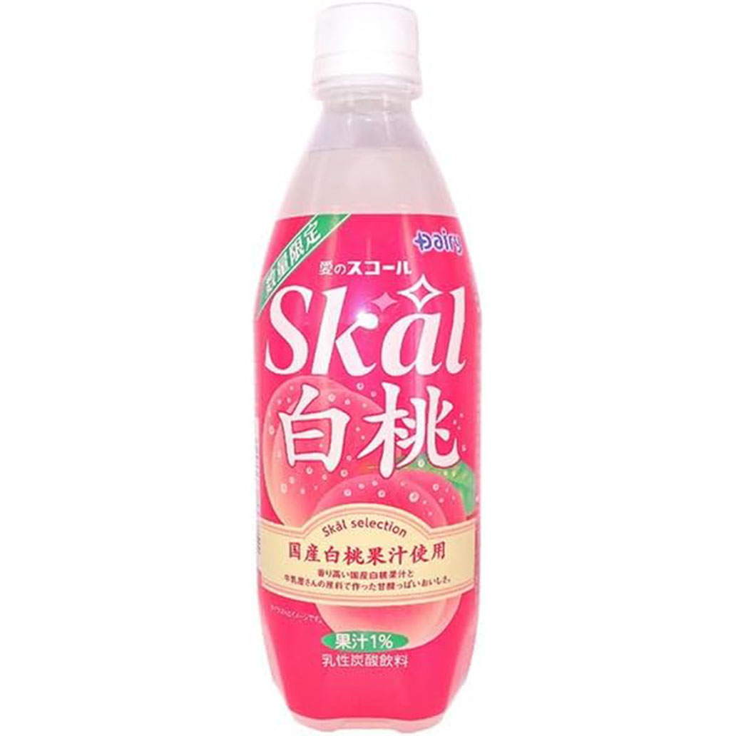 【賞味期限：2025年3月14日】南日本酪農協同　スコール 白桃500ml×24本