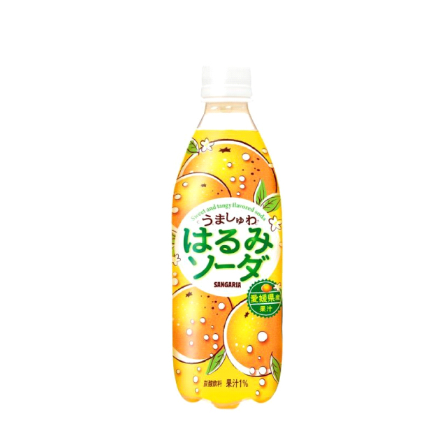 【賞味期限：2025年7月28日】うましゅわ はるみソーダ 500ml×24本