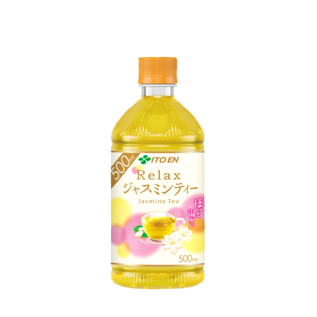 【賞味期限：2025年12月31日】HOT リラックス ジャスミンティー 500ml×24本