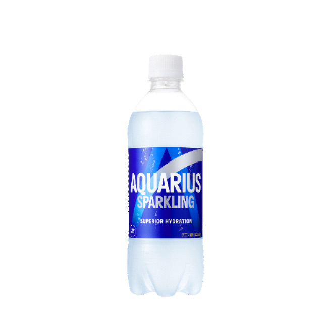 【賞味期限：2025年12月3日】コカ・コーラ アクエリアス スパークリング 490ml ×24本