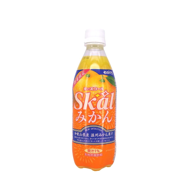 【賞味期限：2025年12月27日】南日本酪農協同 スコールみかん 500ml ×24本