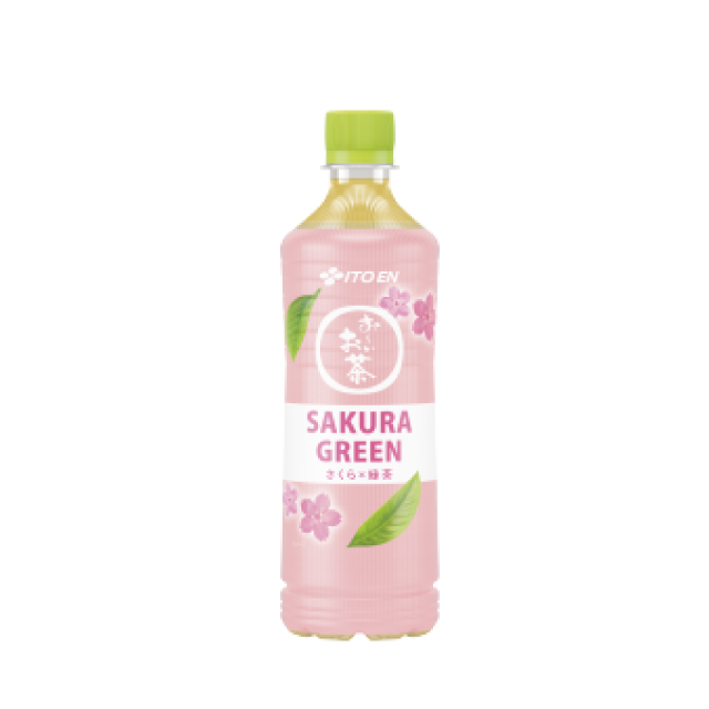 【フードロス】【賞味期限：2026年8月31日】お～いお茶 SAKURA GREEN600ml×24本