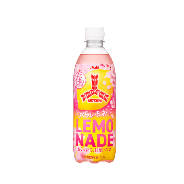 【フードロス】【賞味期限：2026年7月31日】 三ツ矢 さくらレモネード500ml×24本