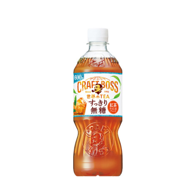【フードロス】【賞味期限：2026年7月31日】クラフトボス 世界のTEA すっきり無糖600ml×24本