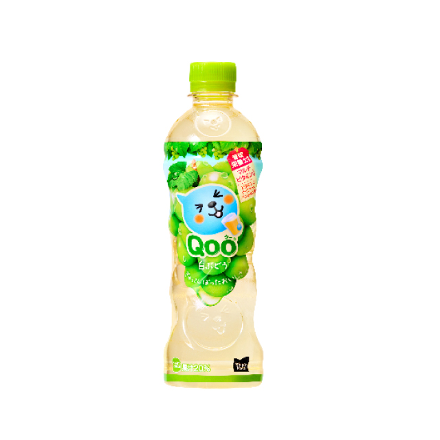 【フードロス】【賞味期限：2026年9月23日】ミニッツメイド Qoo 白ぶどう425ml×24本