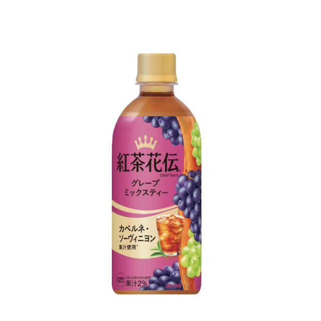 【フードロス】【賞味期限：2026年3月29日】紅茶花伝クラフティーグレープミックスティー440ml×24本